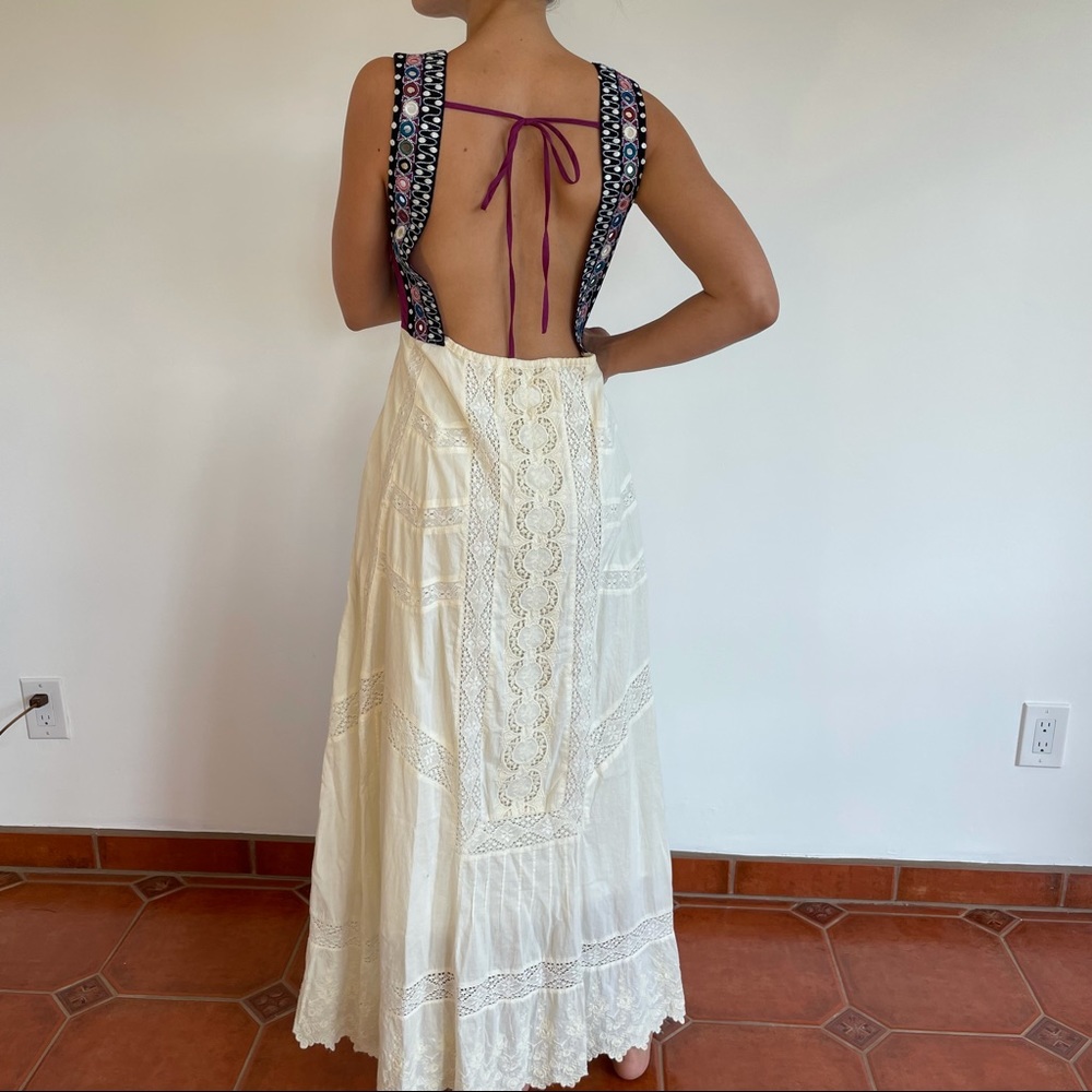 Very Special Free People Backless Maxi Dress ~ 6